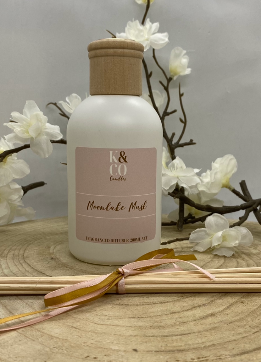 Signature Reed Diffuser - Moonlake Musk