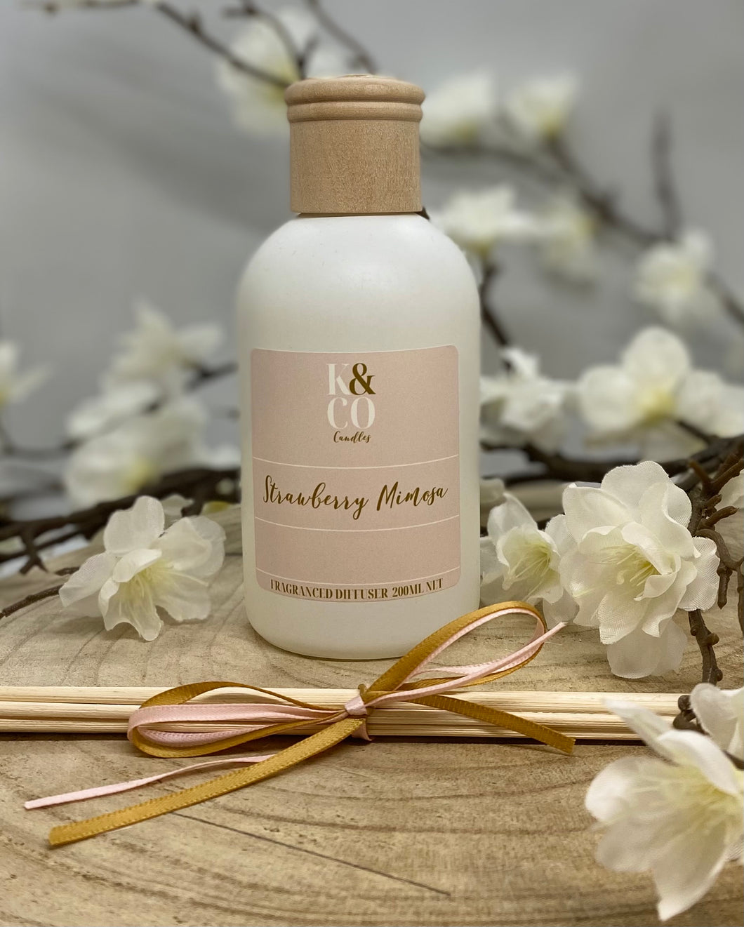 Signature Reed Diffuser - Strawberry Mimosa